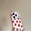 Đơn Giản Sáng Tạo Cạnh Tròn Cà Chua Apple iPhone15 Thích Hợp Cho Apple 17 / 16PROMAX Vỏ Điện Thoại Chống Sốc