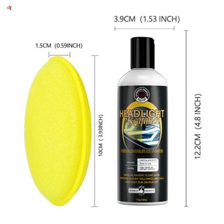 Bộ phục hồi lớp phủ đèn pha ô tô Đánh bóng và phủ sạch để bảo vệ đèn ô tô mới