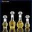 XOITU 1 Cái 50ml Trong Suốt Nhỏ Rỗng Tinh Thần Whisky Chai Rượu Thủy Tinh Mini Rượu Chai Có Nắp Vít Bình VN