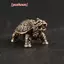 Tượng đúc rùa rồng bằng đồng 3D Động vật nhỏ Tượng kim loại Trang trí nội thất Máy tính để bàn Thủ công Điêu khắc cảnh quan Quà tặng trang trí