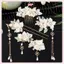 JRP 5 Cái / bộ Với Thiết Kế Hoa Và sel Vintage Handmade Hanfu Phụ Kiện Tóc Thanh Lịch Phong Cách Cổ Điển Headress JRP