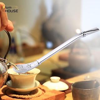 PlumHOUSE Thìa Trà Lọc Mate Trà Ống Hút Inox Uống Ống Hút illa Bầu VN