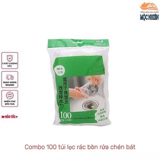 [Combo] Bịch túi lọc rác bồn rửa chén, bát (khoảng 50-100 túi lưới/bịch) - siêu tiện dụng