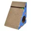 Big Cat Scratch Board Giấy gợn sóng Tam giác nhỏ Cat Scratch Board Cat Claw Mài Đồ chơi miễn phí Cat Grass UVT4