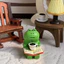 Ếch Dễ Thương Cà Phê Bập bênh Ghế Trang Trí Nhựa Mini Hình Trang Trí Bàn Làm Việc Món Quà Nhỏ Cho Văn Phòng Tại Nhà