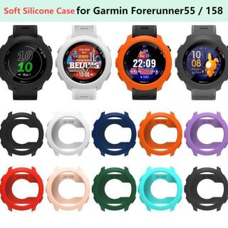 Mới Mềm Silicon Dành Cho Garmin Forerunner 55 / 158 Dây Đeo Đồng Hồ Thông Minh Trong Suốt Mềm Ốp Lưng Bảo Vệ Vỏ Phụ Kiện