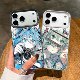 Dành cho iPhone 17 Pro Max 16 Pro / 15 14 13 12 11 XS Max "Hatsune Miku" Vỏ điện thoại mờ cứng / iPhone 12 11 X Xr 7 8 SE Vỏ mềm chống sốc Vỏ iPhone