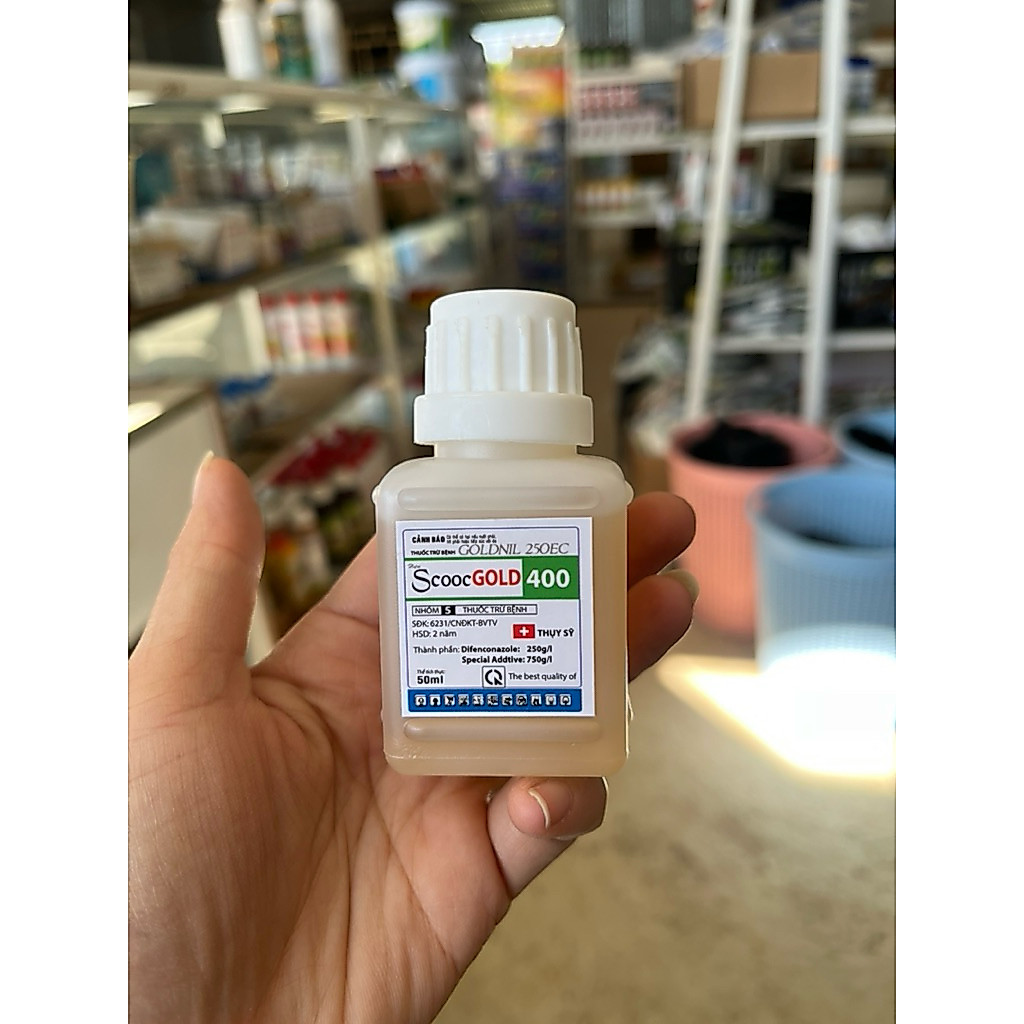 ScoocGOLD 250EC- Bảo vệ cây trồng khỏi nấm bệnh(chai 50ml)