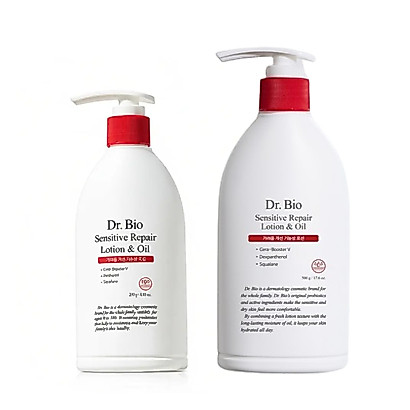 Dr.Bio Sữa Dưỡng & Dầu Sensitive Repair 250ml, 500ml