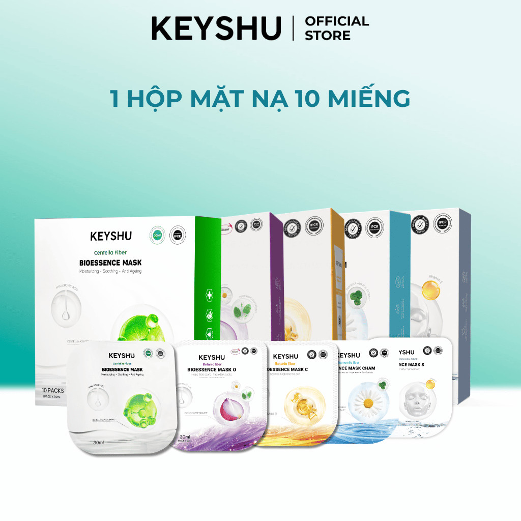 hộp mix 10 miếng mặt nạ