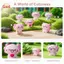 6 Chiếc Mini Nhựa Axolotl Nhân Vật Thu Nhỏ Món Ăn Vườn Micro Trang Trí Phong Cảnh Trà Bàn Làm Vườn Axolotl Trang Trí [VN]