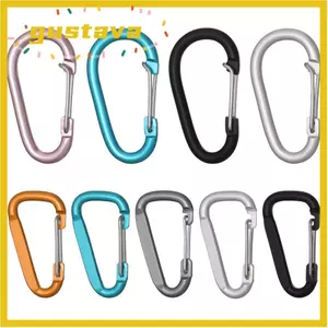 GUSTAVA Khóa Móc Khóa Thể Thao Ngoài Trời Nhiều Màu Thiết Bị Nhôm Hợp Kim Carabiner