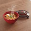 Bát mì ăn liền ký túc xá DONOVANQQ, Bát Ramen chống rò rỉ kín, An toàn cho lò vi sóng di động có nắp vòm Tay cầm gấp Bát súp Salad
