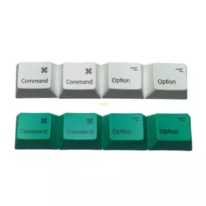 Btsg R1 Chiều Cao 1 25U 1 25X Tùy Chọn Chung Keycaps Cho Bàn Phím Cơ 4 Miếng PBT Nhuộm Subbed Cho Keycaps Green Whit