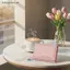 # HB # Ví da PU Mini dễ thương In hoa nhiều khe cắm thẻ Ví mỏng nhẹ cho bé gái Quà tặng mua sắm chuyến đi ngắn.