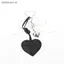 # HB # Bow Heart PU Móc Khóa Dành Cho Nữ Móc Chìa Khóa Dễ Thương Có Dây Móc Khóa Thời Trang Móc Khóa Quà Tặng Cho Bé Gái Túi Trang Trí Mặt Dây Chuyền.