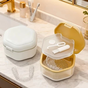 Niềng Răng Vô Hình Giá Đỡ Hộp Bảo Quản Chỉnh Nha Chỉnh Nha Chỉnh Nha Răng Giả Ngâm Hộp Bảo Quản Bảo Quản Tiện Lợi Bảo Quản Hộp Vệ Sinh Y5EZ