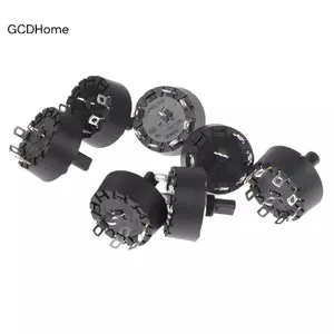 GCDHome 1 Chiếc 2 / 3 / 4 / 5 / 6 / 7 / 8 Bánh Răng Có Nắp Núm Công Tắc Bánh Răng Xoay 6A 250V Công Tắc Nguồn HOT