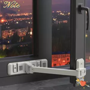 NOTE1 Giá đỡ giới hạn cửa sổ, Khóa an toàn Khóa an toàn cho bé chống mở, Giá đỡ giới hạn bảo vệ an ninh có thể điều chỉnh Giá đỡ giới hạn bảo vệ chống rơi Bảo vệ an toàn cho trẻ em