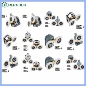 POP Trượt Cửa Ròng Rọc Bánh Xe Chạy Cửa Tắm Bánh Xe Dưới Con Lăn