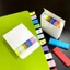 SA 1 Bộ Memos Pad Màu Chỉ Số Tab Nhiều Màu Notepads Nhiều Màu Sắc Dính Ghi Chú