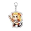 HK1 Demon Slayer Acrylic Móc Khóa Kamado Tanjirou Mặt Dây Chuyền Kamado Nezuko Phụ Kiện Anime Ngoại Vi KH1