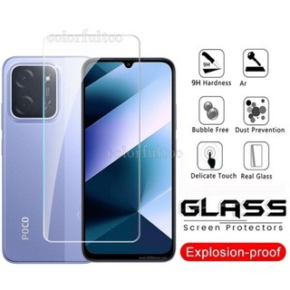 Phim Bảo Vệ Kính 2in1 Cho Xiaomi Poco C85 C75 PocoC75 4G 5G 9H HD Điện Thoại Mặt Trước Kính Cường Lực Phim Bảo Vệ Màn Hình Camera Mặt Sau Ống Kính Phim Cho C 85 PocoC85 2025