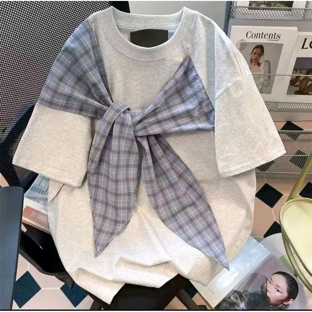 Áo phông rộng tay lỡ chất cotton, hợp thời trang, phong cách trẻ trung, in ngực nổi bật.