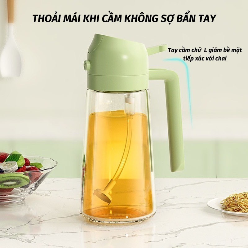 M7 Bình Đựng Dầu Ăn  Thích Hợp Cho Nhiều Loại Chất Lỏng Thiết Kế Chống Tràn MALAN