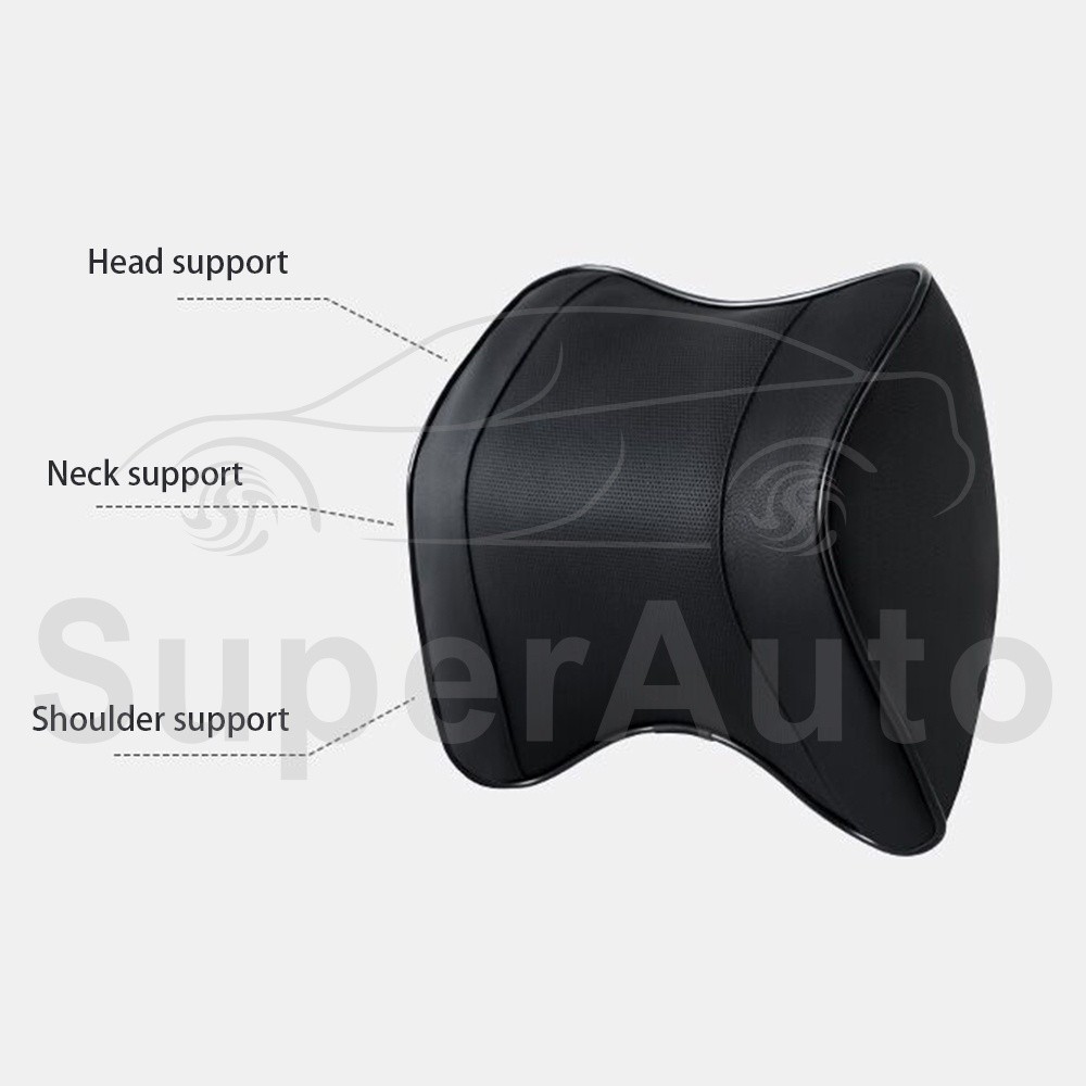 (Có hàng) General Motors Bảo vệ cổ tựa đầu Bộ nhớ ghế Cotton thoải mái được hỗ trợ bởi tựa đầu ô tô Bộ hỗ trợ eo