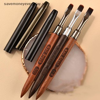 [savemoneyeveryday] Bàn chải lót móng tay Tay cầm bằng gỗ Bàn chải vẽ tranh hoa chống trượt kiểu Pháp DIY Chi tiết tinh xảo Dụng cụ làm móng tay [vn]