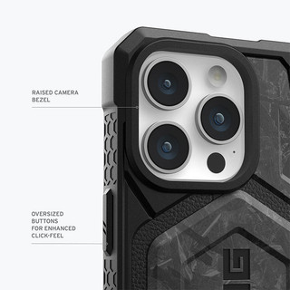Vỏ UAG Monarch Pro G-10, Thích hợp cho iPhone 16.17 Pro Max / iphone 15 Pro Max / iphone 14 13 Pro Max Plus Vỏ bảo vệ chống rơi và chống trượt quân sự bền bỉ.