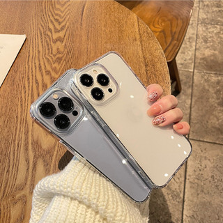[JLK] ốp lưng iphone 13 pro max Acrylic trong suốt pha lê chống sốc sang trọng cho iPhone 17 Air 16 15 14 13 12 11 Pro Max XR XS 8 Plus 16e SE 2022 Ốp lưng mềm trong suốt cứng