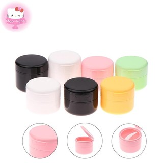 Moonlights 100 / 150g Flip Cover Có Thìa Chai Đổ Lại Rỗng Trang Điểm Lọ Nồi Du Lịch Mặt Kem Dưỡng Da Mỹ Phẩm Cotton Pad Hộp Đựng EN