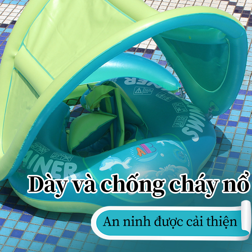 Phao bơi cho bé chống lật ABC chính hãng hỗ trợ trẻ em tập bơi 0-6 tuổi (<18kg)
