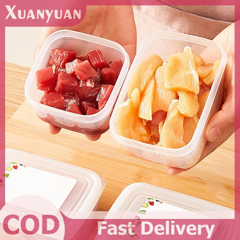 XUAN Hộp Bảo Quản Thịt Tủ Lạnh Di Động Trái Cây Tươi Giữ Hộp Tổ Chức Hộp Phô Mai Nhà Bếp Trong Suốt VN