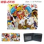 ONE PIECE Anime Ngoại Vi Khỉ D Luffy Roronoa Zoro Ví Full Màu Hoạt Hình In Da PU Gấp Ví Giấy Lưu Trữ Tiền Tệ