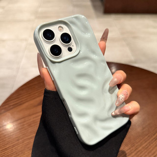 3D Không Đều Nếp Nhăn Sao Băng Điện Thoại Ốp Lưng Điện Thoại iPhone 16 15 14 Plus 13 12 11 Pro Max Chống Sốc Bóng Mềm Mại