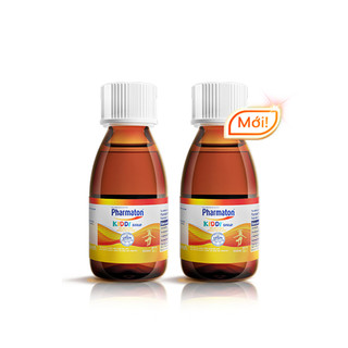 Bộ 2 chai Siro Pharmaton Kiddi 100ml/lọ, giúp trẻ ăn ngon, giúp xương chắc khỏe, hỗ trợ sự phát triển toàn diện của trẻ