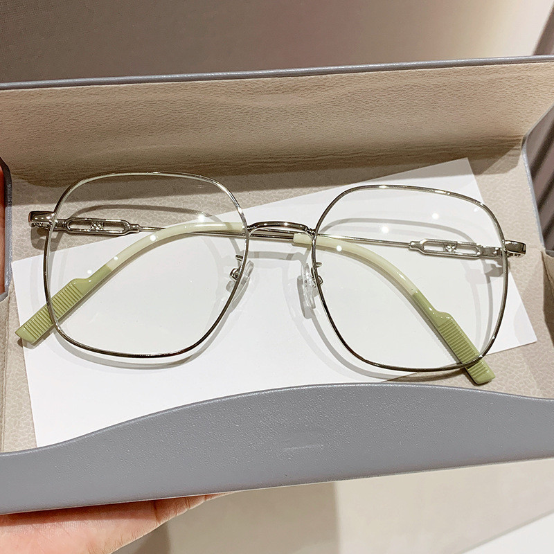 Nhật Bản Khung Kính JS1144 - Kim Loại Super Nhẹ, Vuông Nhỏ Phẳng Đa Giác, Thích Hợp Thời Trang Cho Nam Và Nữ Cận Thị