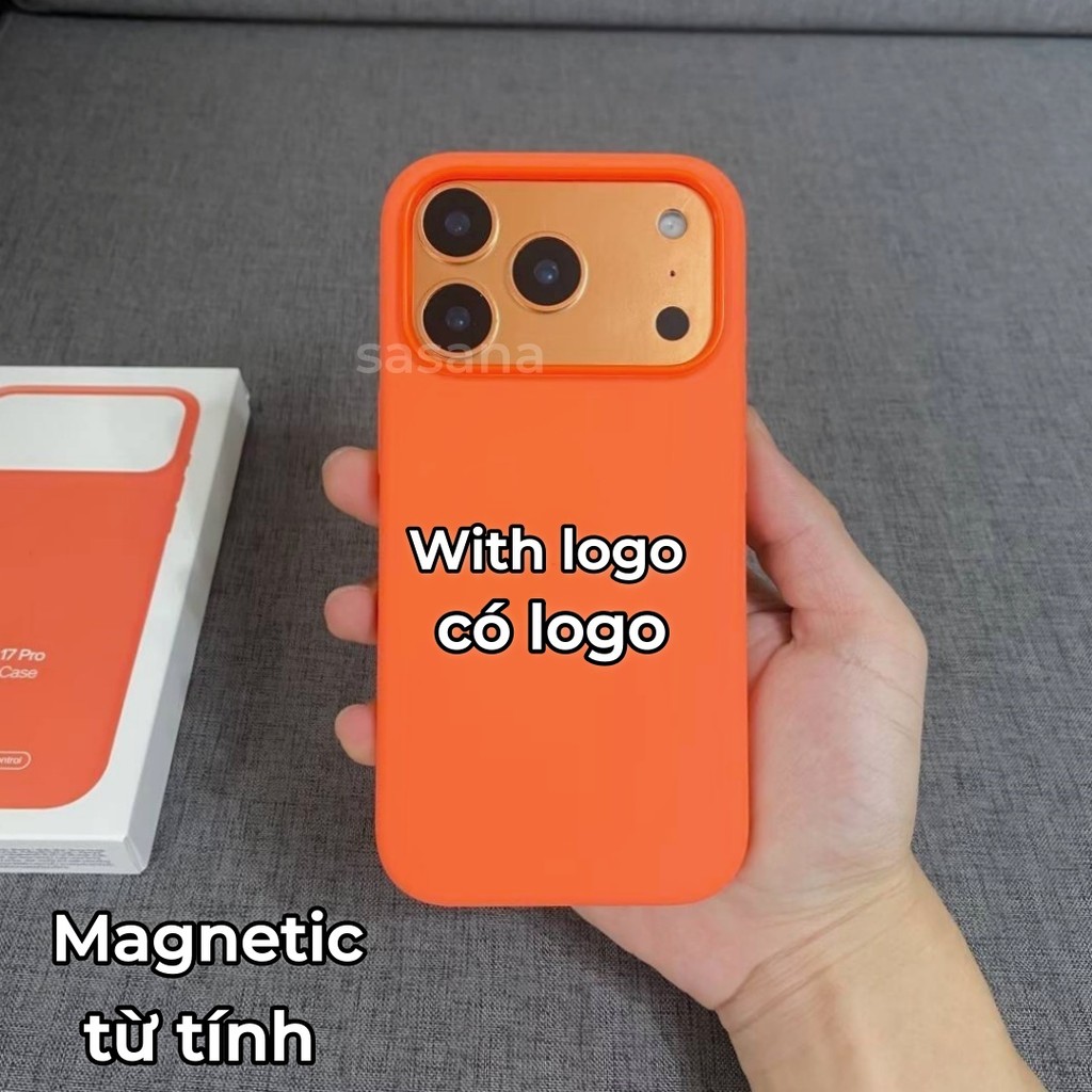 Silicon lỏng từ tính cho iphone 17ProMax / 17Pro / 17Air / 17 Vỏ điện thoại chất lượng cao Hoạt hình bật lên