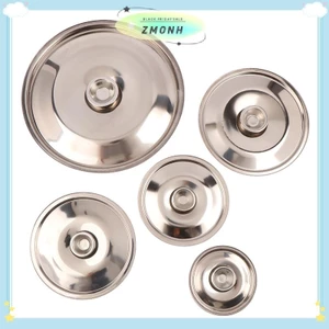 ZMONH 10-26cm Nắp Nồi Tròn Làm Dày Thép Không Gỉ Nắp Nồi Thay Thế Đa Năng Nhà Bếp Nắp Thực Phẩm Đồ Dùng Nhà Bếp