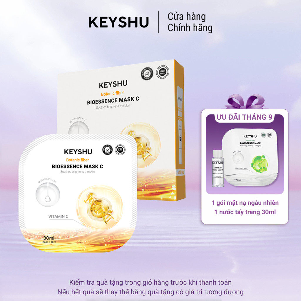 Mặt Nạ Bioessence Mask - Vitamin C KEYSHU Dưỡng Ẩm, Làm Dịu Và Sáng Da ...