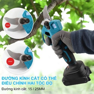 AIMVUKES Máy cắt cành kéo tỉa cành pin KHÔNG CHỔI THAN 199V kéo cắt cây làm vườn