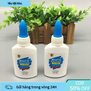 Keo sữa latex chất lượng cao 40ml, đầu chai thiết kế nhỏ giọt chính xác, kiểm soát lượng keo dễ dàng không lãng phí