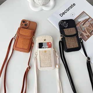 17plus Ví Đeo Ngang Dây Đeo Ốp Lưng Điện Thoại Thích Hợp Cho 17 Ví 15 Đựng Thẻ 13 Vỏ Bảo Vệ