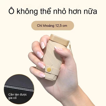 ô gấp nhỏ gọn ô che nắng che mưa ô gấp gọn có thể được cất vào túi ô che mưa gấp gọn