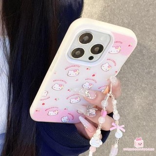 Ốp Lưng Cho Iphone 11 13 15 16 12 14 Pro Max X XR XS MAX 7Plus 15 16 14 13 Plus Sweet Hello Kitty Love Heart Candy Color 2 Trong 1 Bìa Mềm