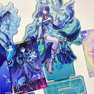 Lauma Kyrill Chudomirovich Flins Anime Yuan Shen Đồ Chơi Nhân Vật Nữ Thời Trang, Mô Hình Búp Bê Kèm Đế Acrylic