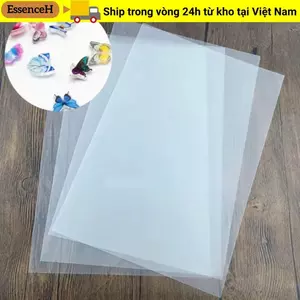 ESSENCEH 10 Tấm Nhựa Thu Nhỏ, Phim Thu Nhiệt DIY Vui Nhộn, Giấy Phim Nghệ Thuật Thu Nhỏ Trong Suốt Cho Đồ Dùng Handmade Làm Tiệc Deco